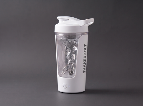 ShakerBolt™ Electric Protein Shaker Bottle — USB-C Rechargeable, 450ml